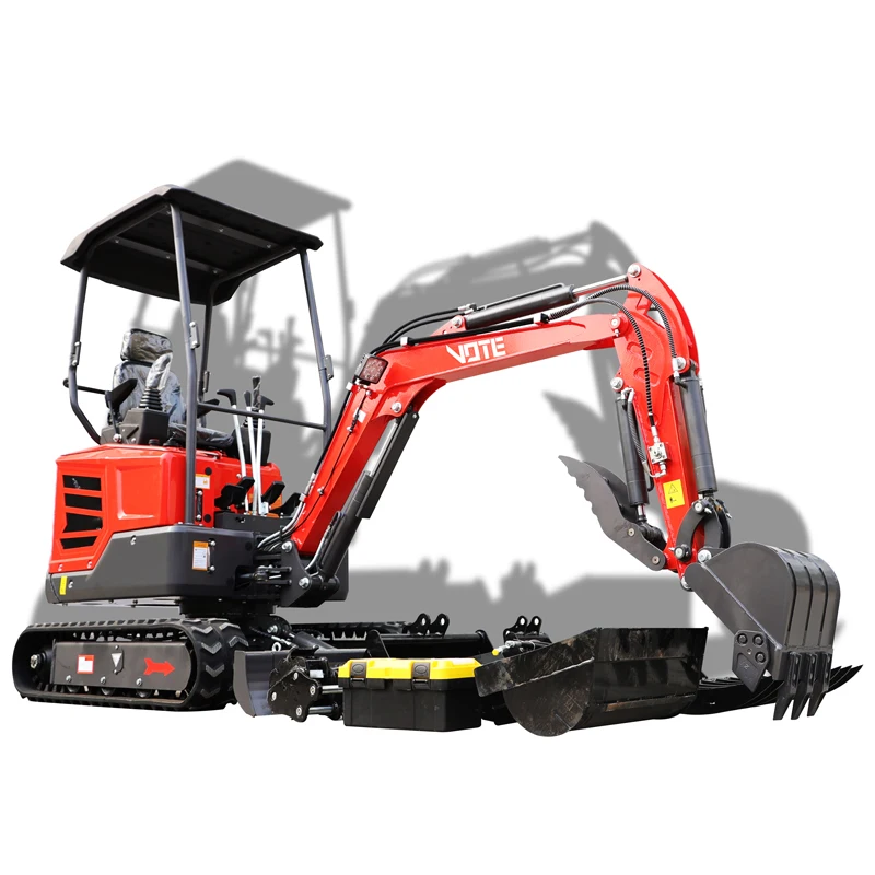 Hydraulic Digging Mini Escavatore 2000kg Multifunction Micro Bucket Excavators Fast Delivery Small Bagger Digger