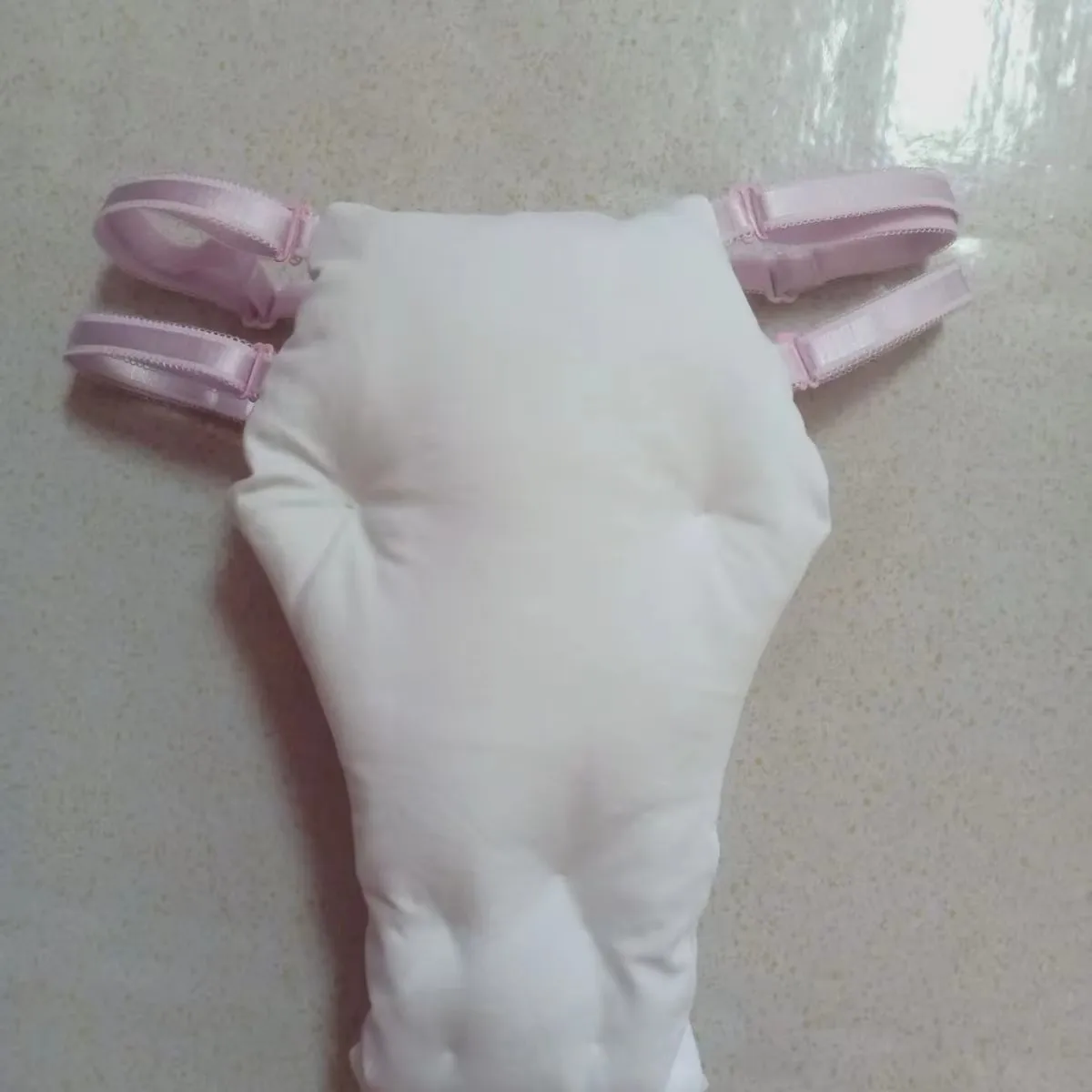 Handmade Cotton Blended Puffy ABDL Panties Water-absorb Sleek Proof Nusery Careness Light Weight Incontinence Aids