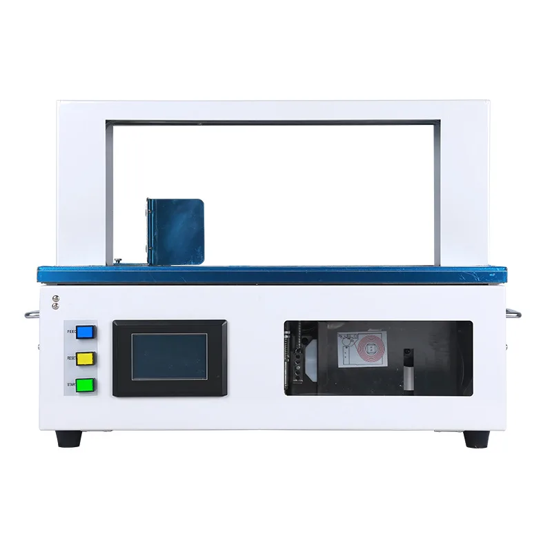 

Automatic Small Things Objects OPP Film Strap Paper Tape Banding Bundle Strapping Machine