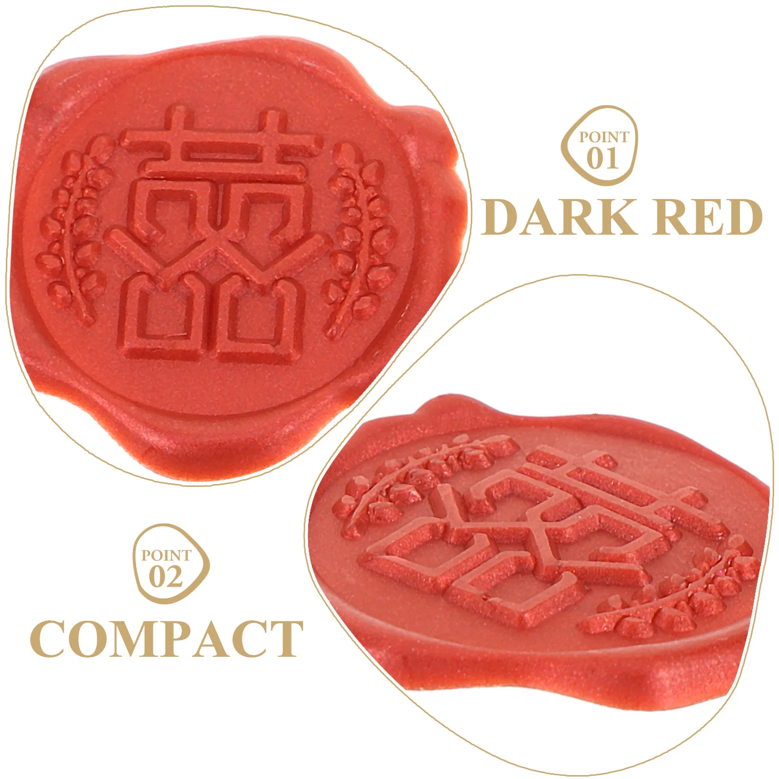 10pcs Wax Seal Stickers Chinese Pattern Self-Adhesive Stamp For Wedding Invitations Envelope Sealing Decals Lacquer Wax Labels