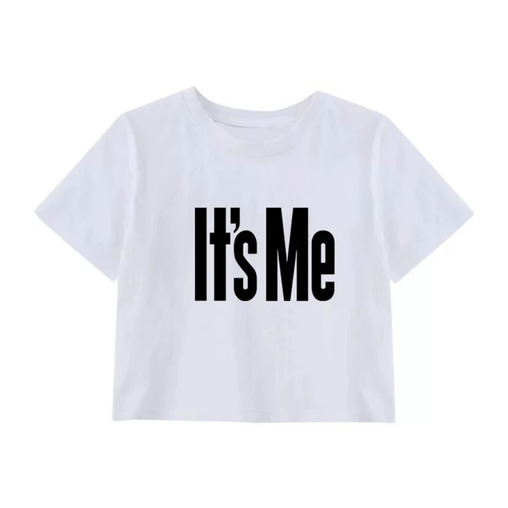2026 Star Same T-shirt PHOTO NAME IT'S ME Printe TShirt Kpop Stay in Shirt Pullovers Women Korean Style Summer Oversized Tshirt