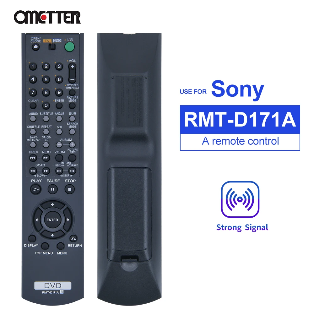 New RMT-D171A for Sony DVP-nc615 DVD Player Ir Remote Control DVP-F25 DVP-NC610  DVP-NC625 DVP-NC655 DVP-NC675 DVP-NC80