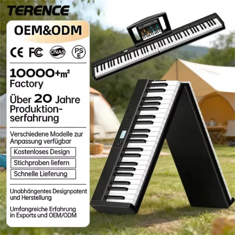 88 Key MIDI Piano Anti Slip Key Surface Top Choice Value Package Live