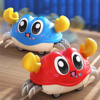 Crawling Crab Tummy Time Walking Dancing Toy Baby Sensory Toys Infant Learning Crawl Gifts Double Force Walking Crawling Toys