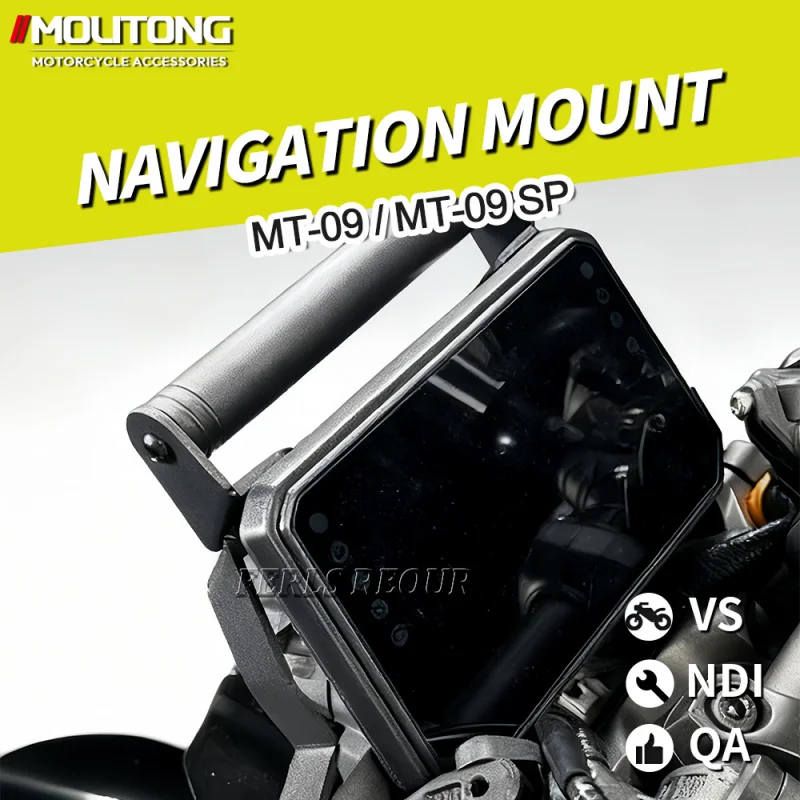 

Для мотоцикла Yamaha MT-09/MT-09 SP 2024-2025 годов, GPS-навигатор, кронштейн, удлинитель руля и держатель для телефона