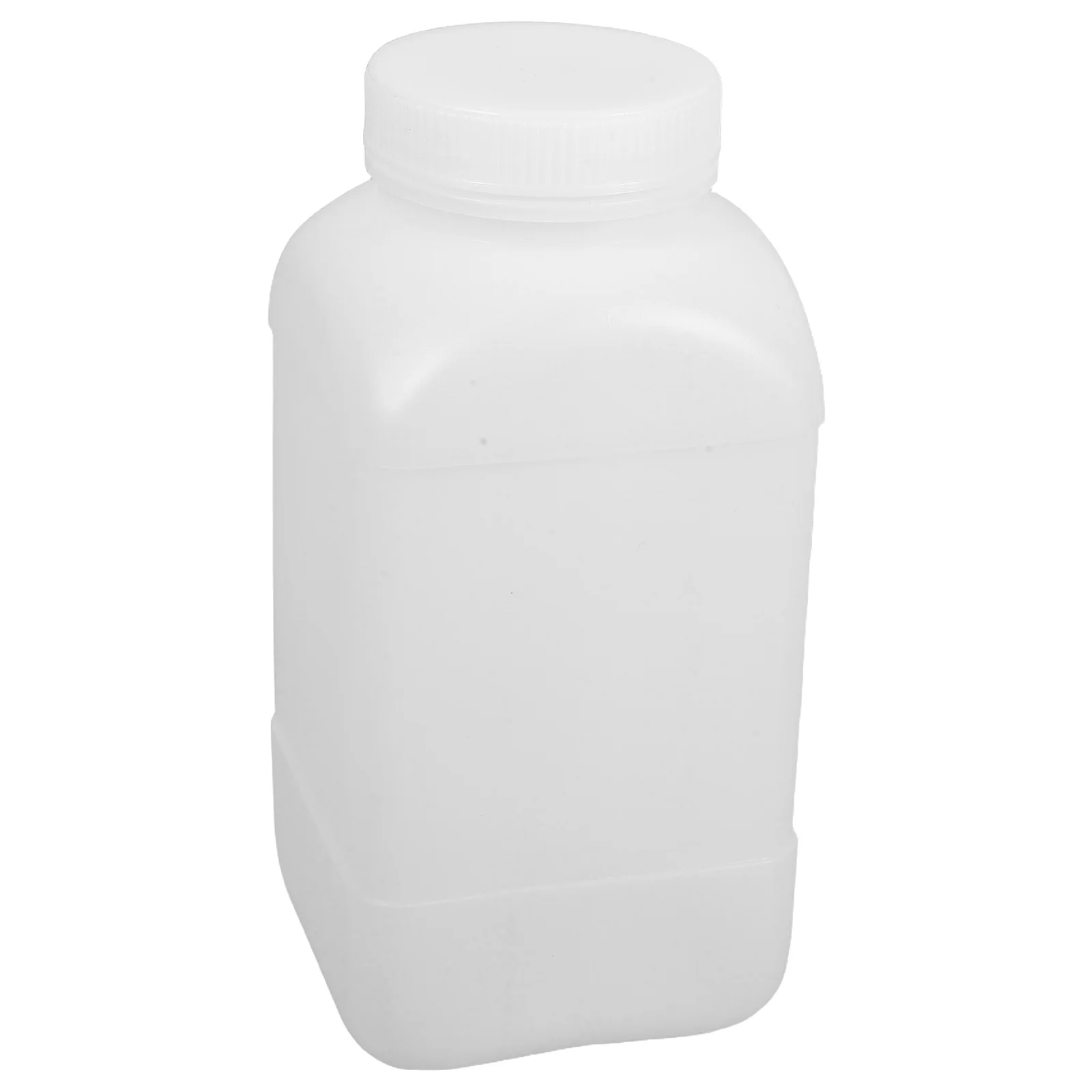 2개 1000ml 와이드 마우스 시약병 플라스틱 실험실 화학 저장 용기 대용량 사각형 액체병