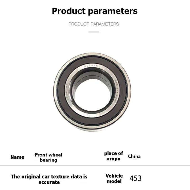

Front Wheel Hub Bearing For SMART W453 FORFOUR Hatchback FORTWO Coupe Convertible 0.9 1.0- Part Numbers 4533340200 A4533340200