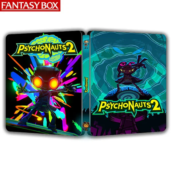 Psychonauts 2 Raz Edition Steelcase FantasyBox (التخصيص، علبة فولاذية، قرص ألعاب غير متضمن)