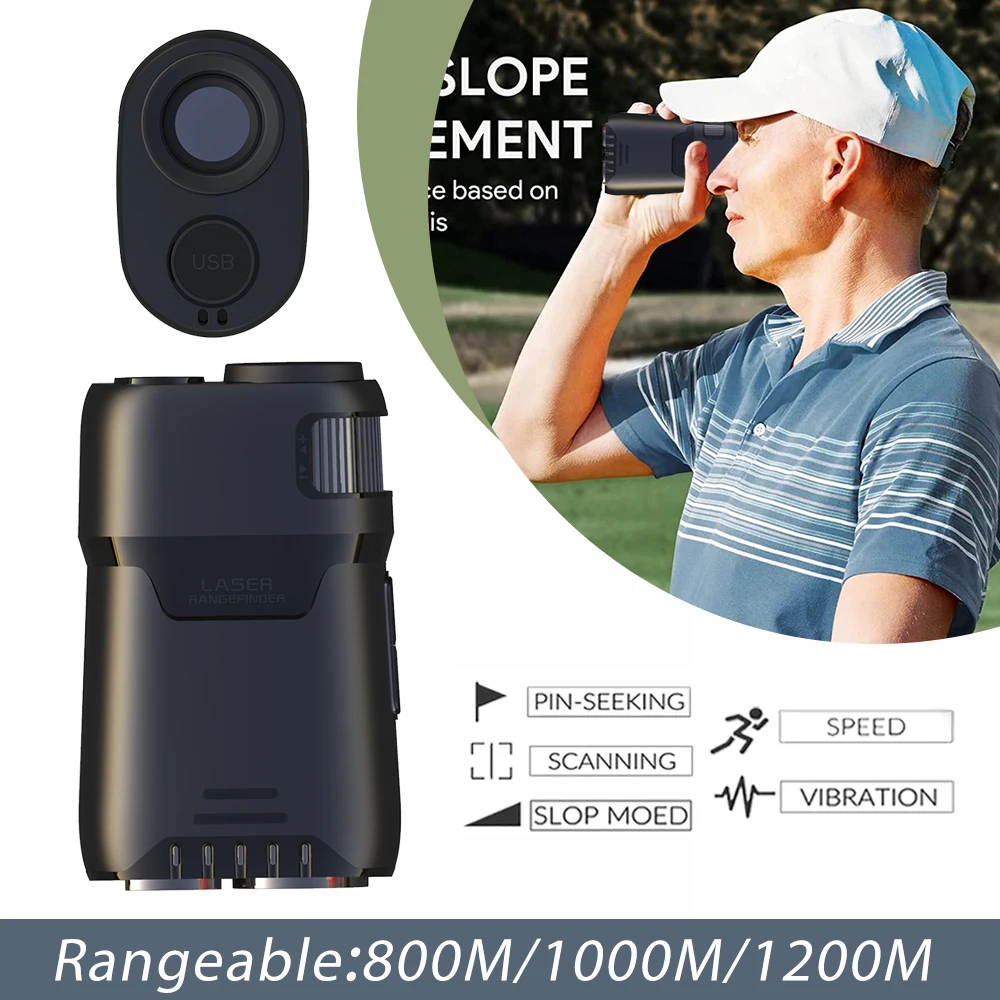 

800/1000/1200M Golf Laser Rangefinder Mini Golf Laser Measure Distance Meter for Golf Sport Hunt Survey Sport Laser Rangefinder