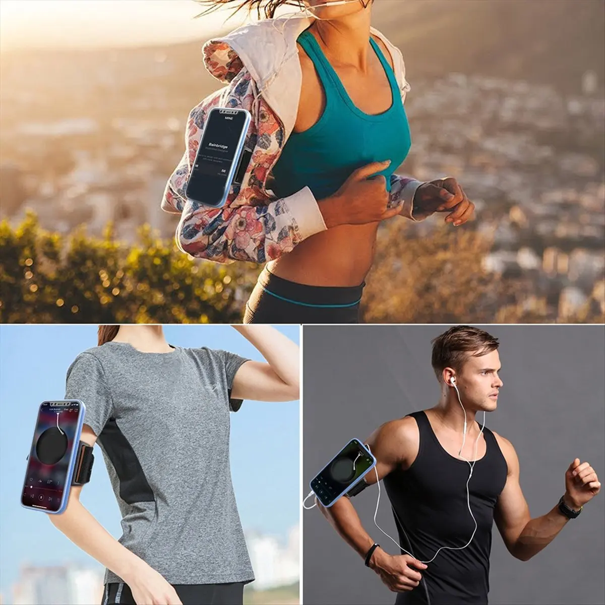 Magnetic Phone Holder Arm Mount for Cycling Gym Arm Running Arm Phone Holder-ABLM view 4