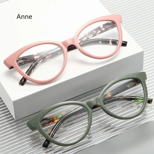 Imagen 2 del producto 202 gafas de lectura tipo ojo de gato a la moda para mujer, gafas de presbicia con montura grande y personalidad femenina + 1,0 a + 4,0 gafas