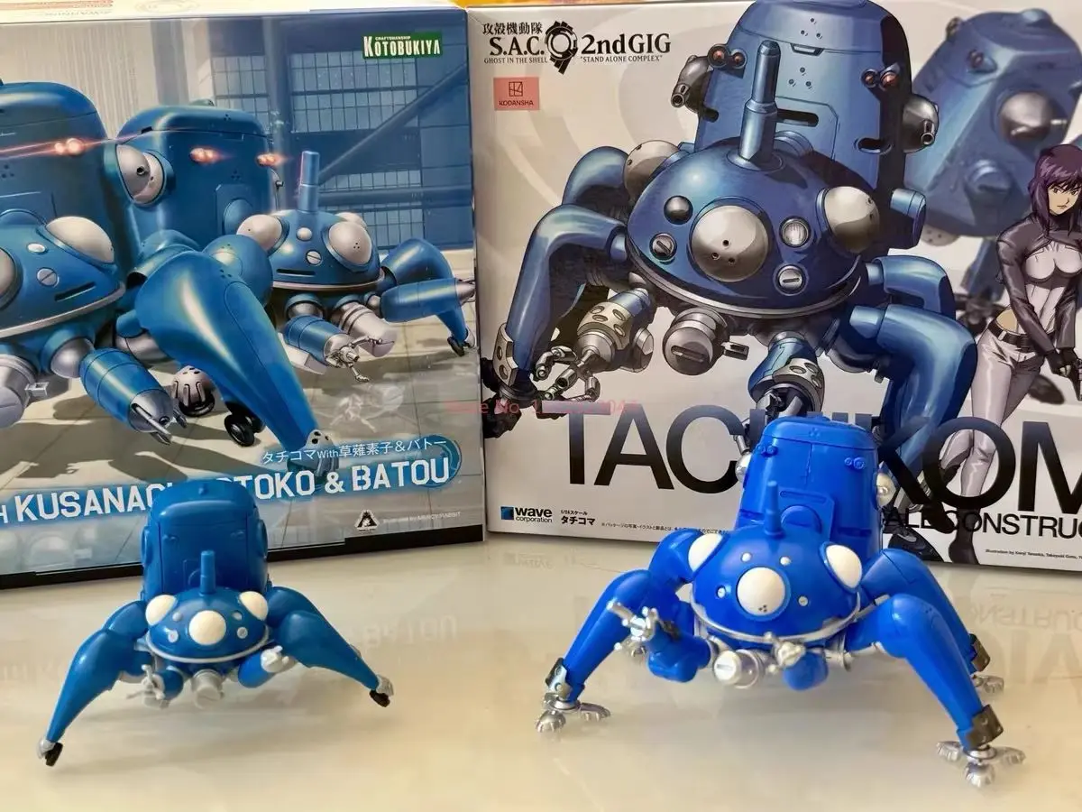 Herdruk Nieuwe Echte Ghost In The Shell Wave 54053 2045 Kk-053 Tachikoma Model Assemblage Robot Saccollection Model Speelgoed Geschenken
