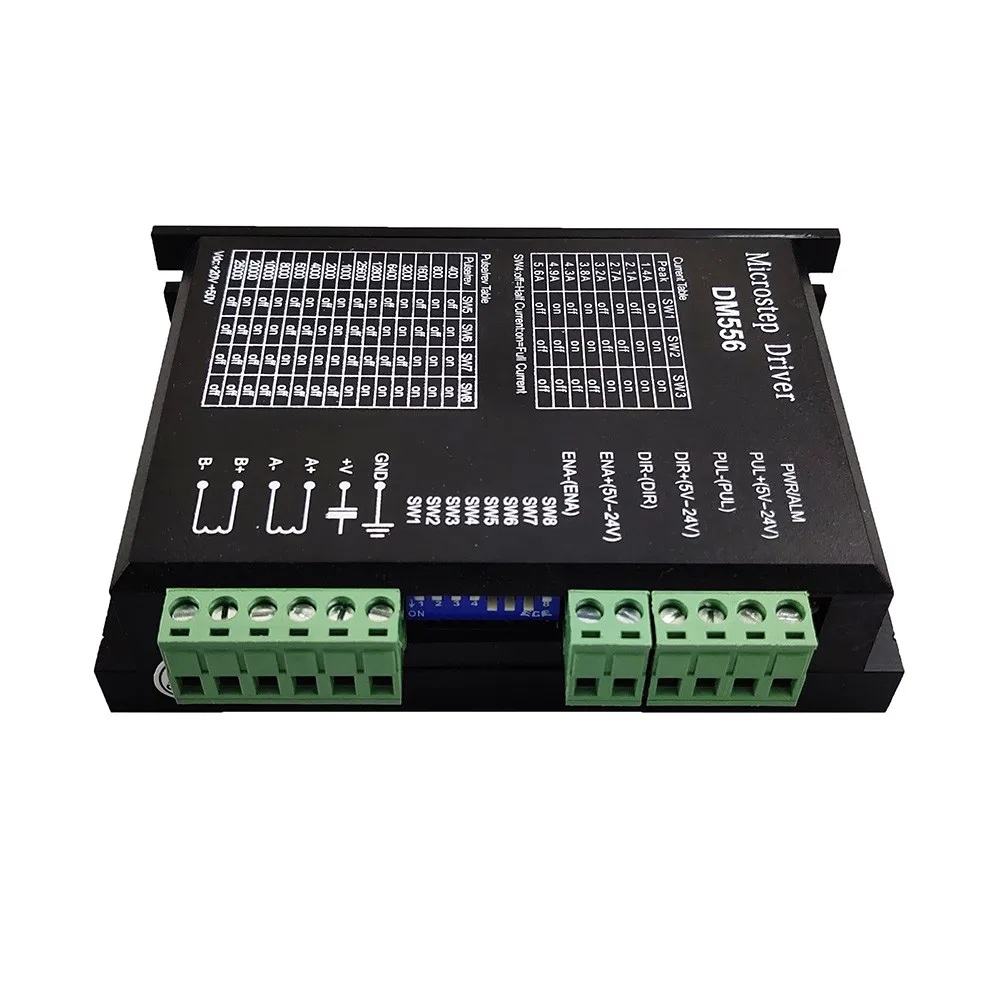 New 2 Phase Digital Stepper Motor Driver Dm556 Dm542 For Nema 17 23 34 Series Stepper Motor Cnc Machine 3d Printer