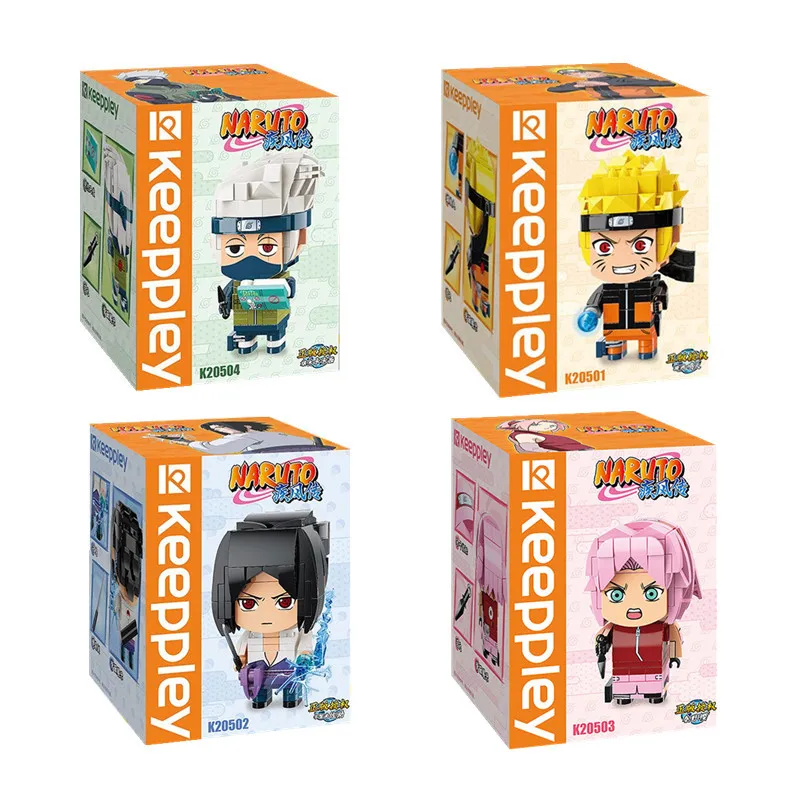Keeppley Naruto Building Blocks Toys Classic Anime Scene Assembly Building Blocks Children\'s Trend Toys Birthday Gift