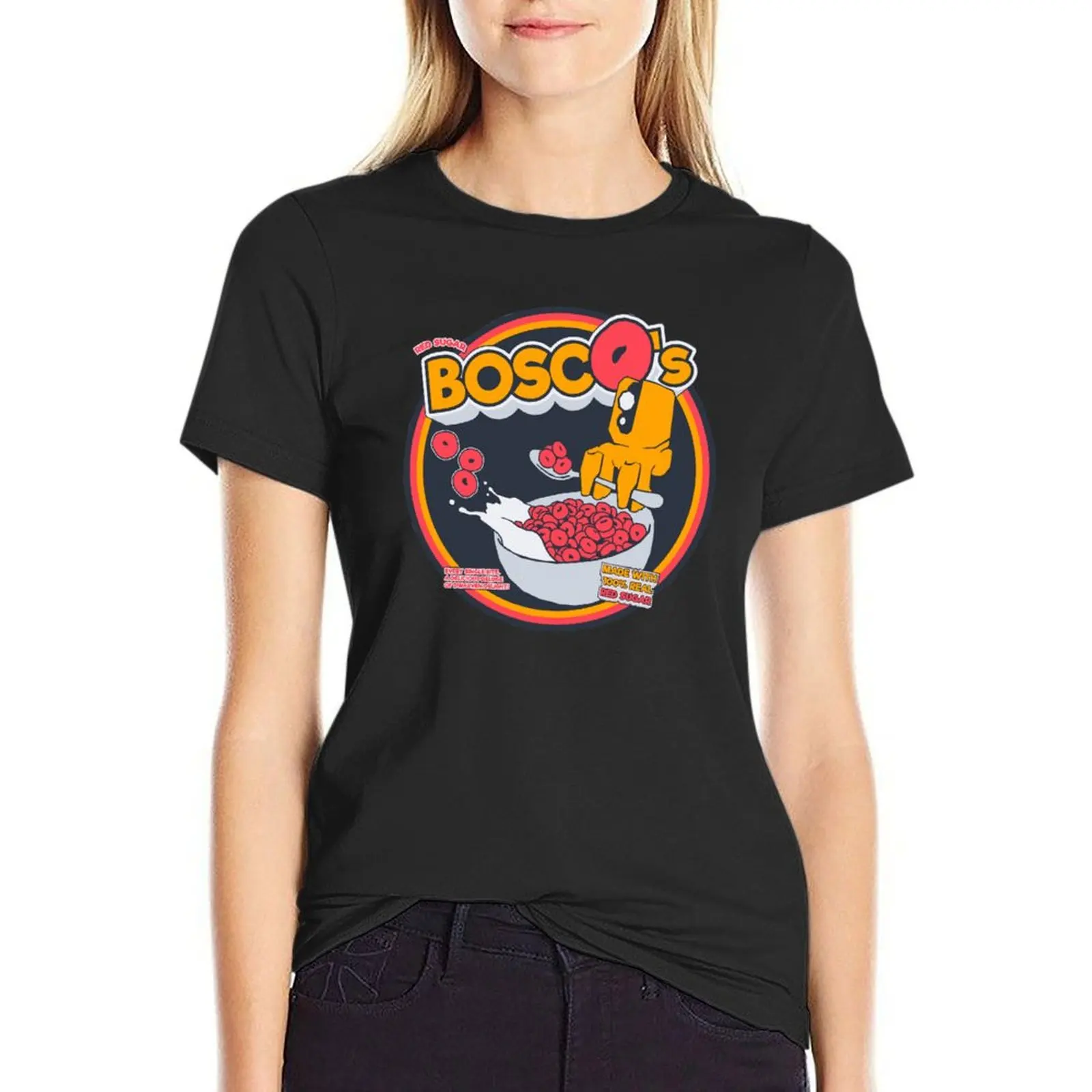 Déép Róck Gáláctíc Red Sugar BoscO's T-Shirt summer tops blanks tops woman t shirt