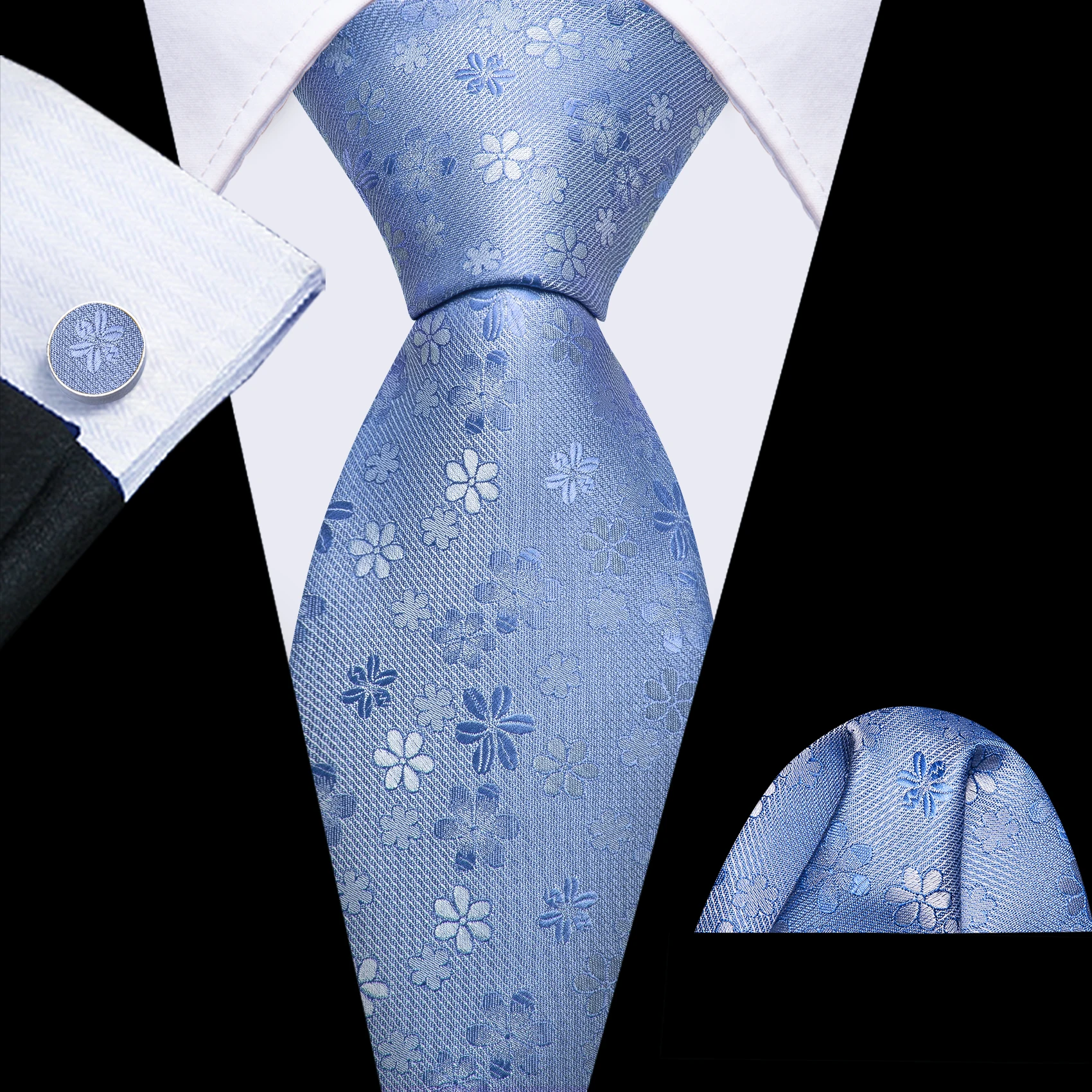 Luxury Flower Woven Men Tie Se - Mens Grooming Kit Luxury 评论和价格