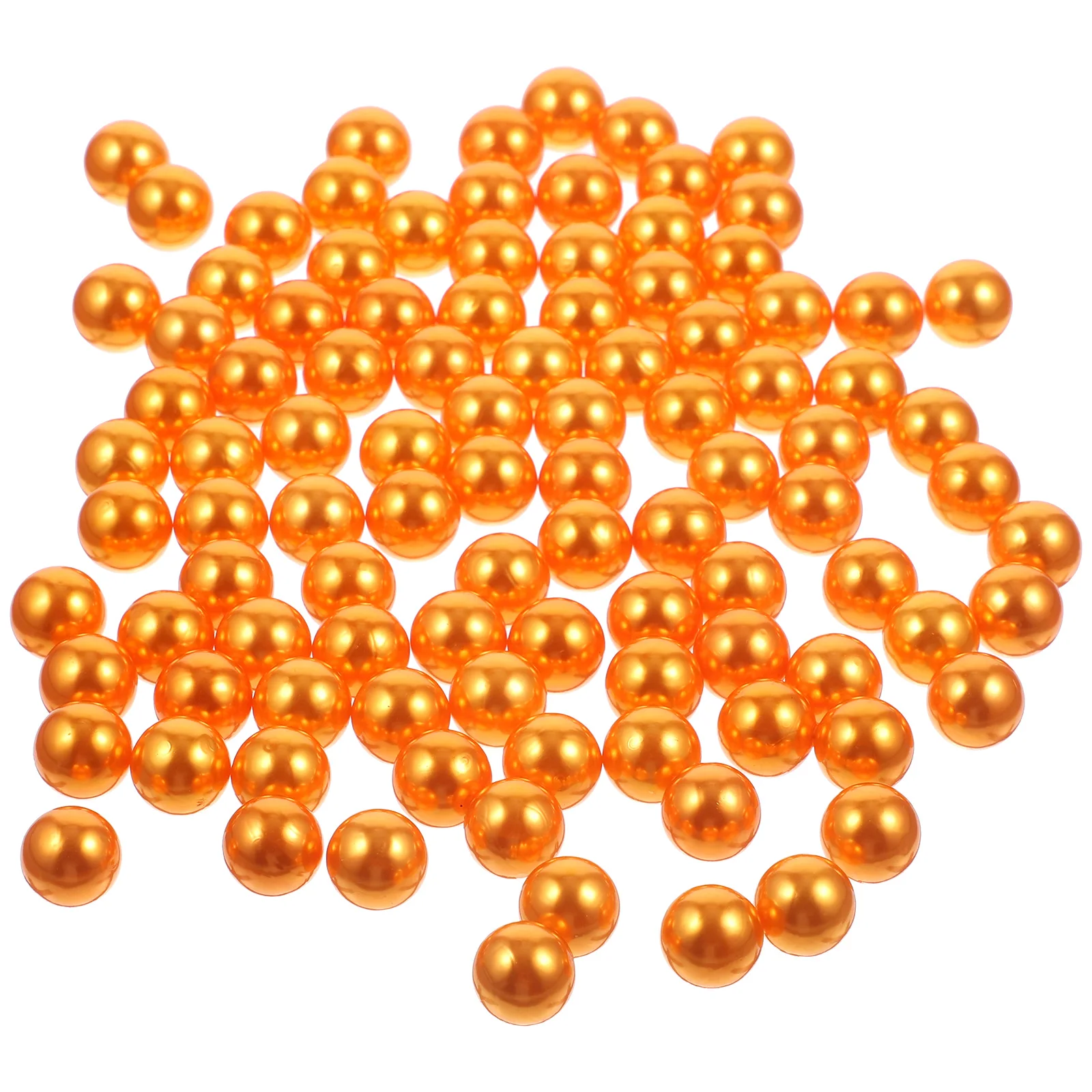 

100pcs Floating Faux Pearls Filler No Hole Beads Decorative Vase Ornament Wedding Bridal Shower Base Diy Decoration Pearl