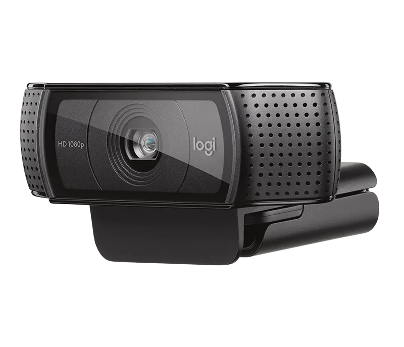 Logit-Webcam ech C920 HD 1080P Pro, annulation d'écran, appels vidéo statiques, caméra 15MP