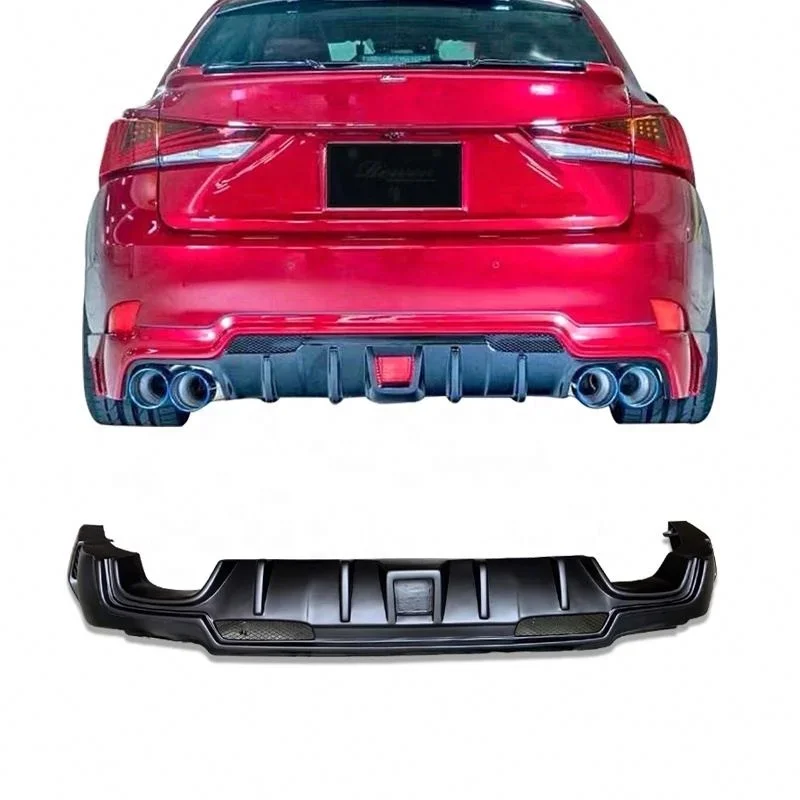 

Car Rear Lip For 2014-2016 Lexus is250 IS300 Rowen Style Diffuser For Lexus IS300 Rear Diffuser Lip With LED Plastic Material