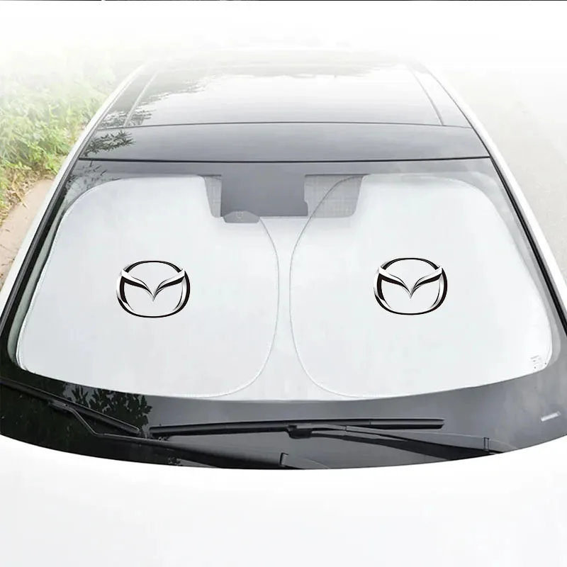 

Car windshield sunshade foldable to block UV rays Car Accessories For Mazda 2 3 5 6 Atenza Axela Demio CX3 CX5 MP CX-3 CX-5 CX7