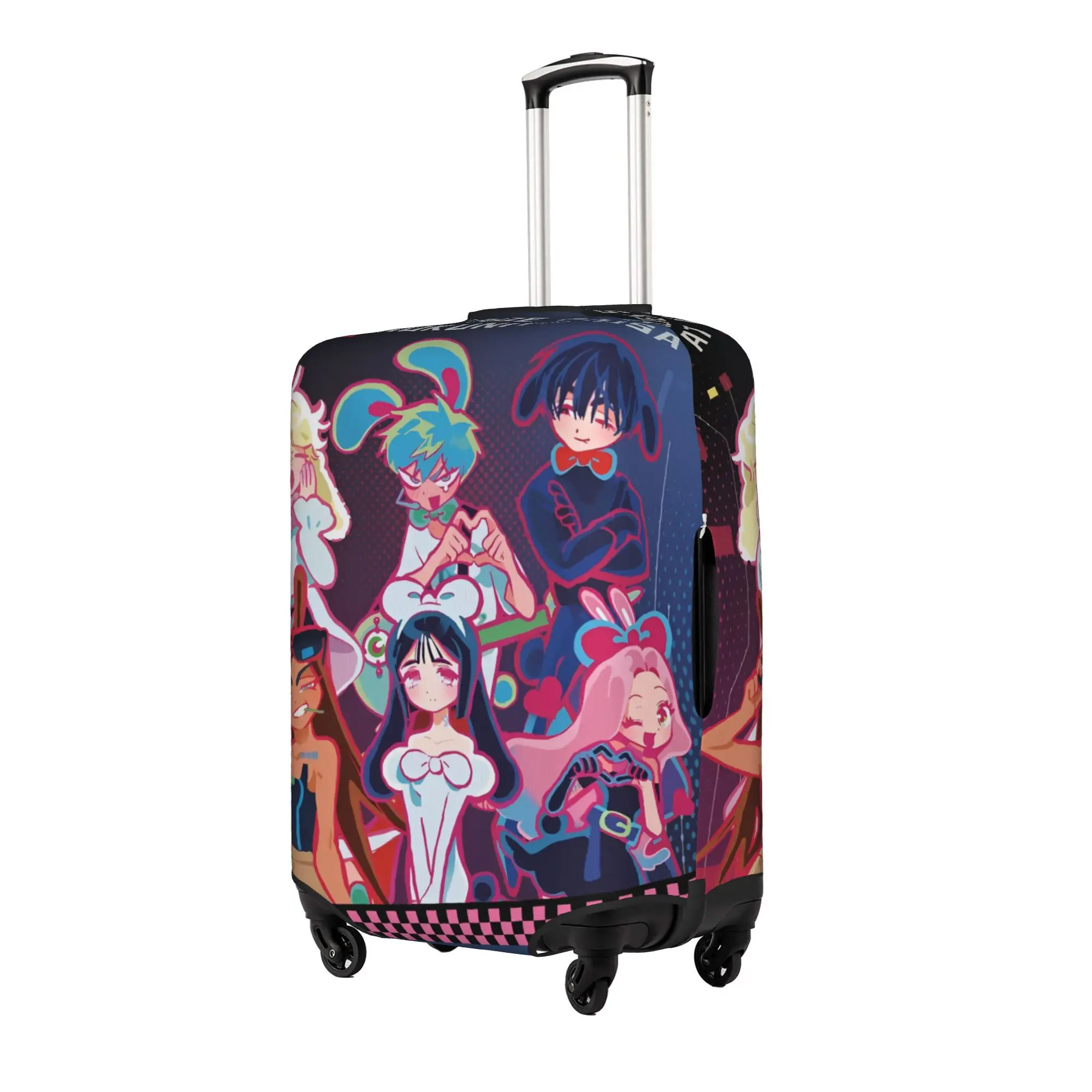 Custom Aliens Stages Suitcase Cover Elastic Dystopian Music Web Series Travel Luggage Covers for 18-32 inch