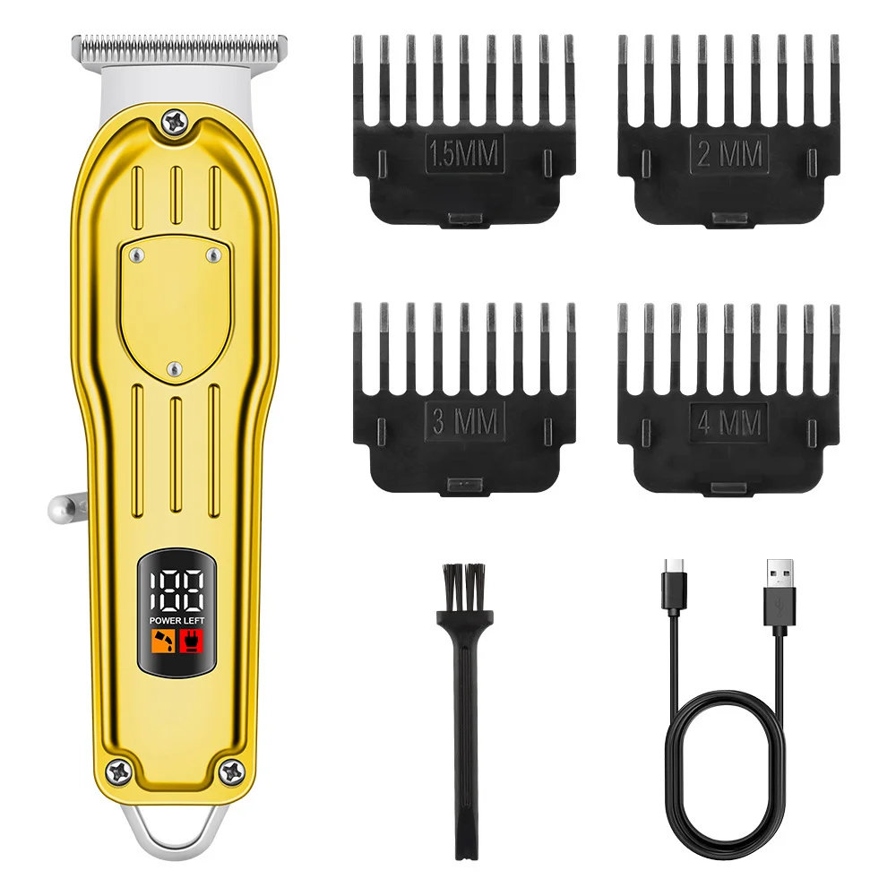 Elektrische Haarschneidemaschine und Rasierer für Männer, USB-Aufladbar, Barttrimmer, Professionelles Friseur-Set