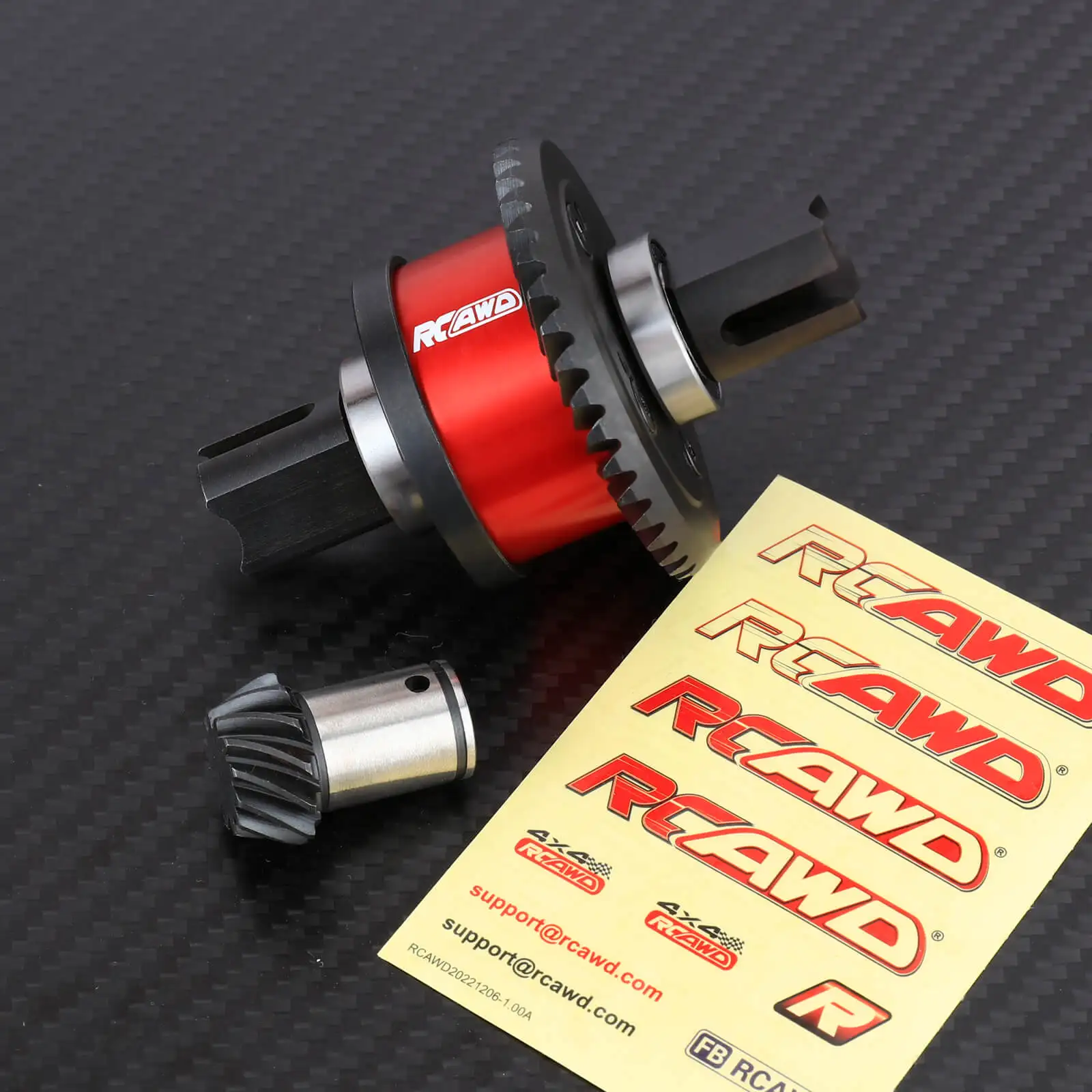 

RCAWD 39T передний/задний дифференциал в сборе 12T, входная шестерня, металлический дифференциал для ARRMA 1/5 Outcast Kraton 8S ARA310937, обновленные детали