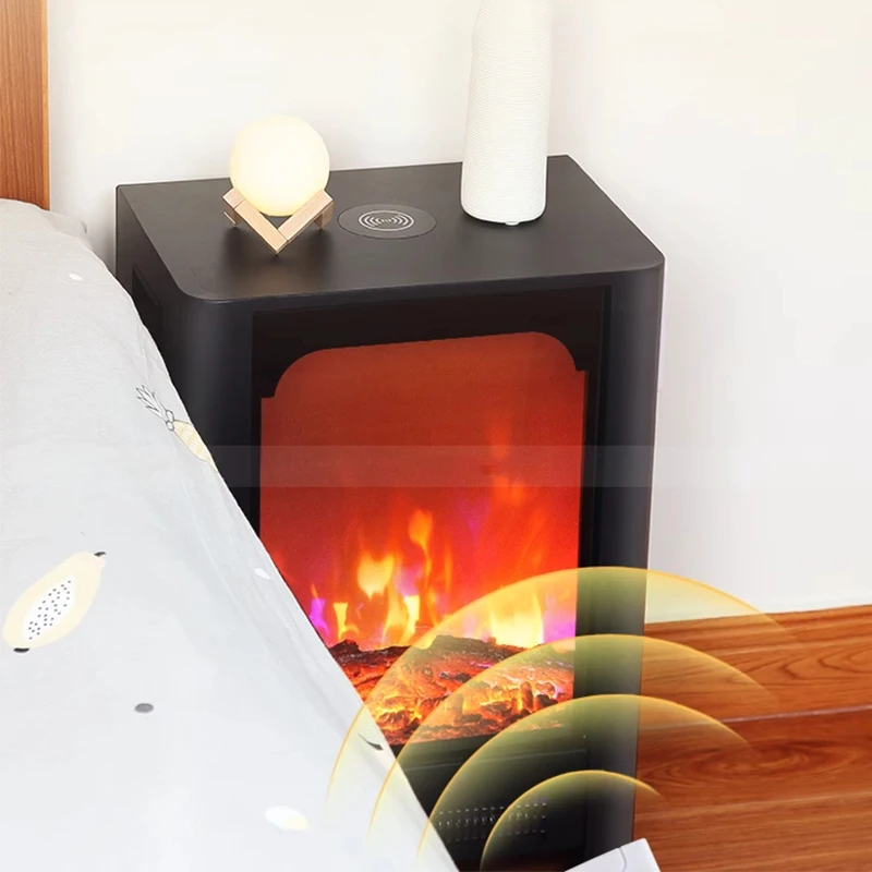 Heater Home bedroom electric heater stove whole house large area warm winter graphene fan electronic fireplace