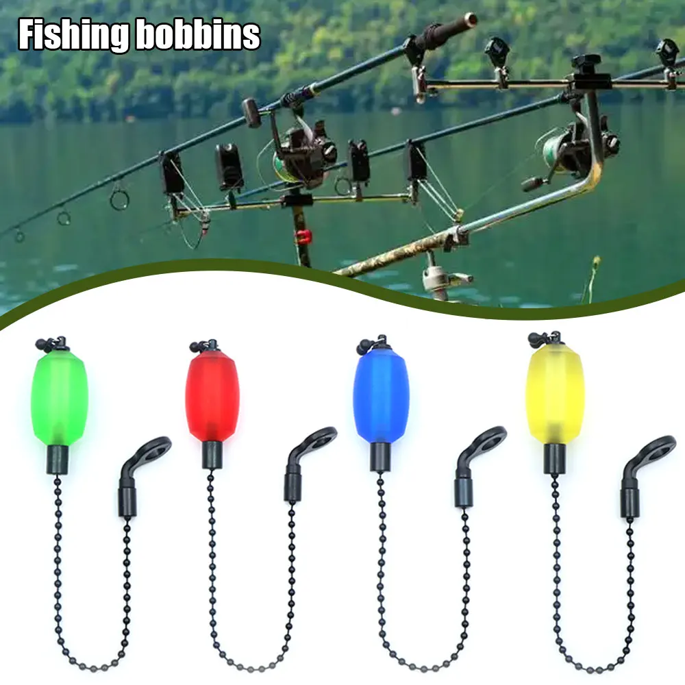 Carp Fishing Swinger Fishing Rod Bobbins Steel Chain Fish Bite Alarm Indicator For Carp Coarse Fishing Accessories Tackle