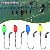 Carp Fishing Swinger Fishing Rod Bobbins Steel Chain Fish Bite Alarm Indicator For Carp Coarse Fishing Accessories Tackle
