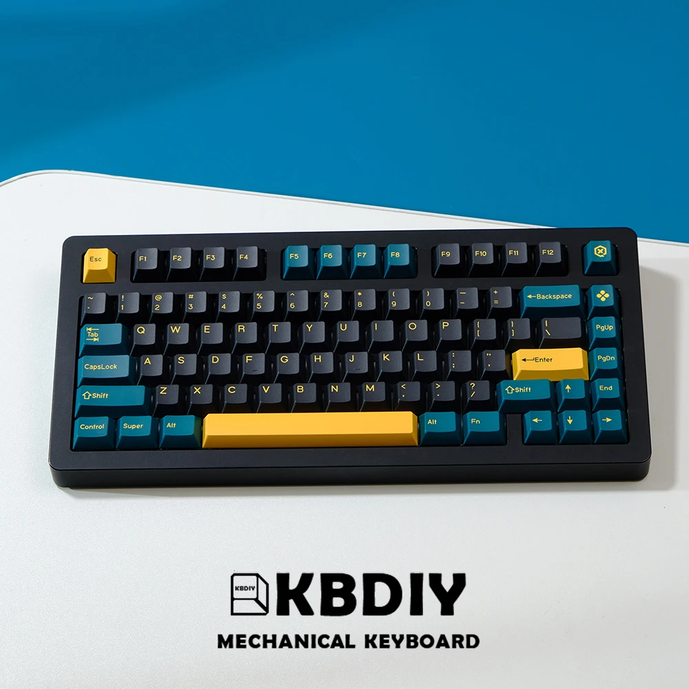 Imagem -01 - Kbdiy-gmk Mars Green Keycaps Teclado Mecânico Perfil Cereja Pbt 176 Teclas Caps Double Shot Iso 7u Gmk67 64 96 104 68
