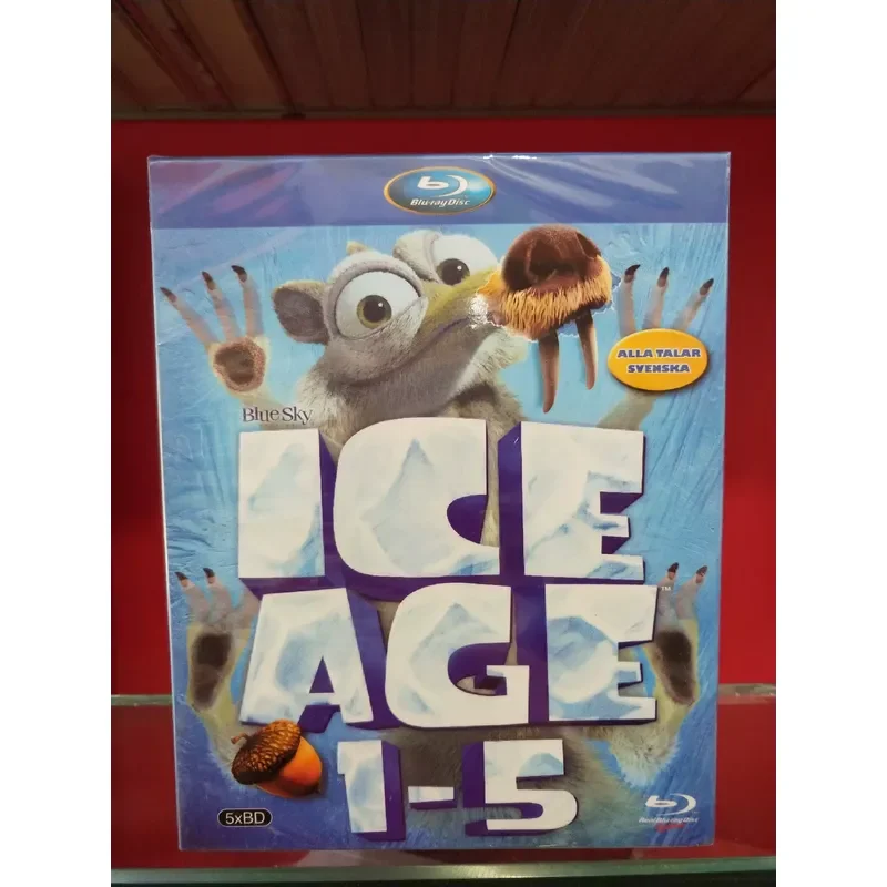 Ice Age 1 to 5 Complete Collection Box Set Blu-ray Disc BD