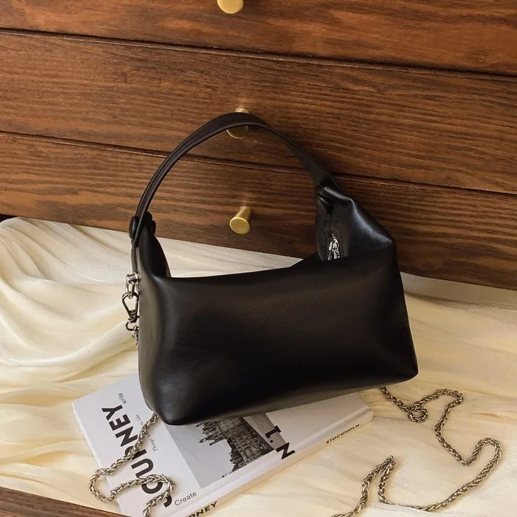 

2025 Underarm Bucket Bag, Niche Design Shoulder Purse, Luxe Top Handle Crossbody, Minimalist Day to Night Bag, Textured Sling