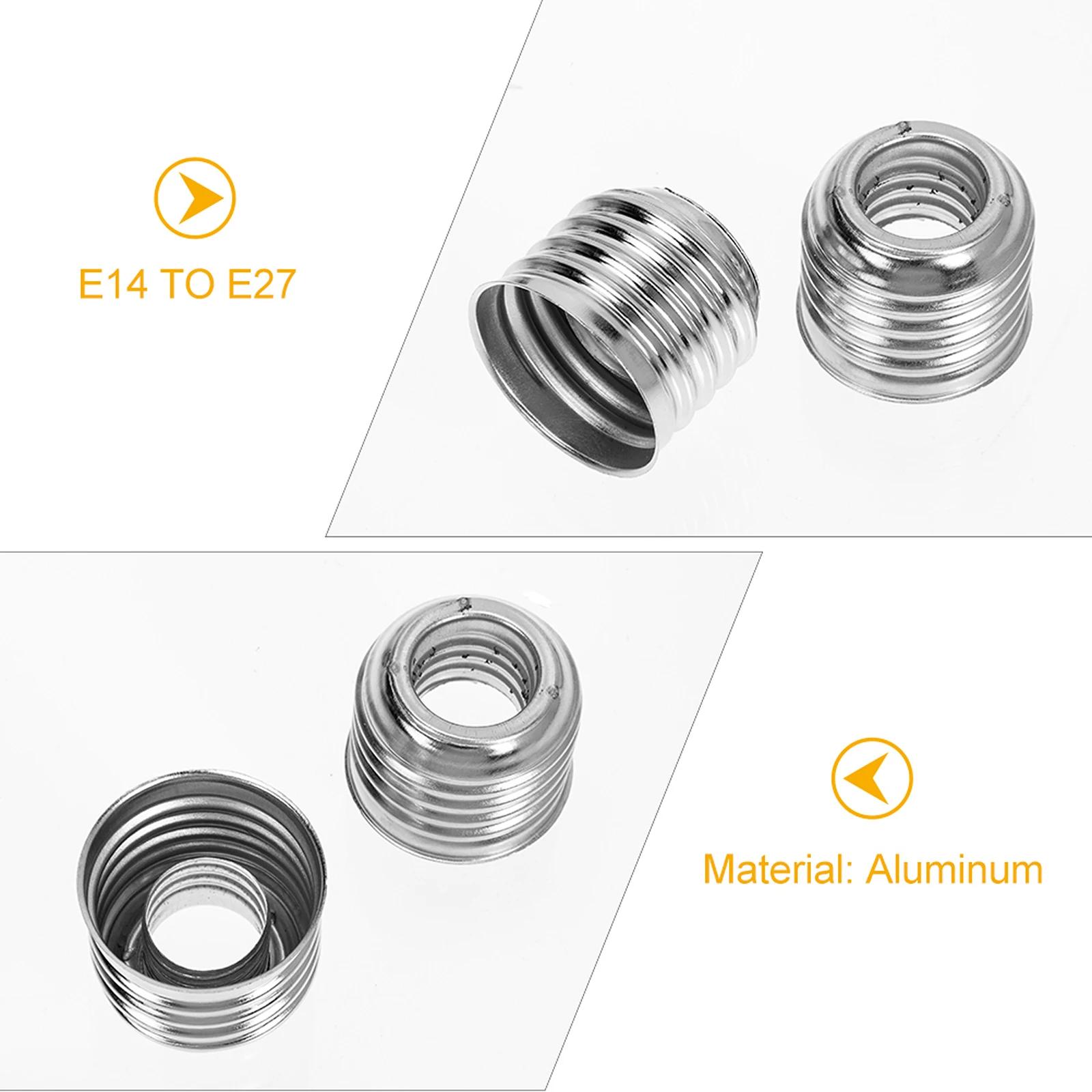 15Pcs Professional Light Bulb Converter E14 To E27 Socket For Efficient Lighting Solutions