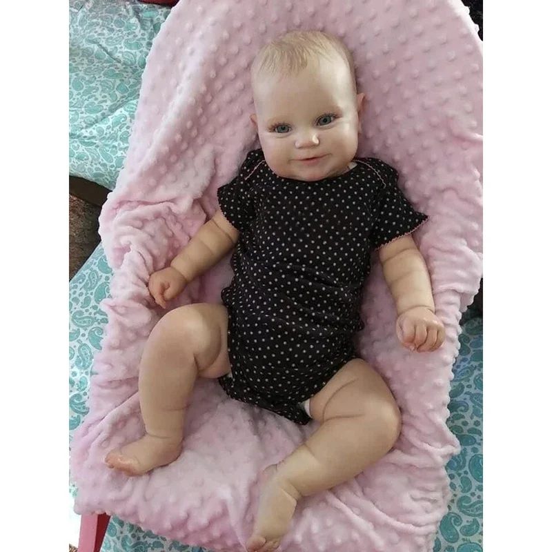 19/24inch Two Size Already Painted Bebe Reborn Doll Kit Maddie Lifelike with 3D Painting Visible Veins Unassembled Doll Parts