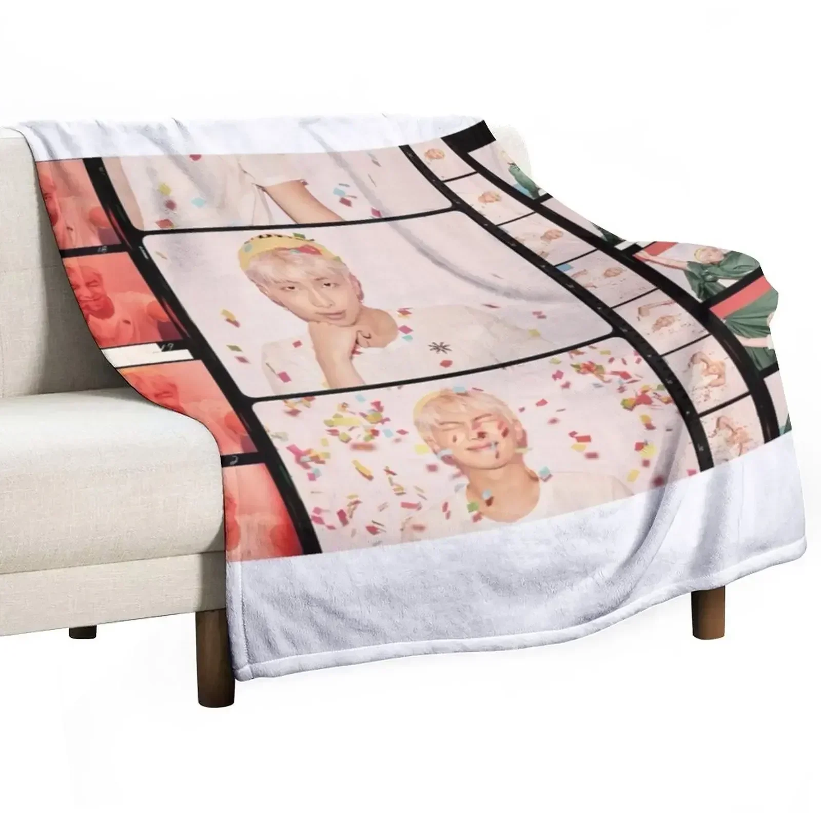 

RM Throw Blanket Single anime Decorative Beds Hairy Blankets