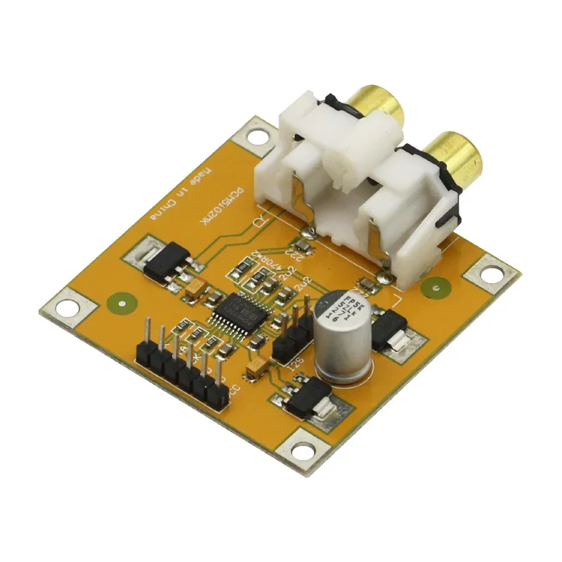 DC5-10V PCM5102 DAC Decoder I2S Player Assembled Board 32Bit 384K Beyond ES9023 PCM1794 For Raspberry Pi For Arduino 2.1V