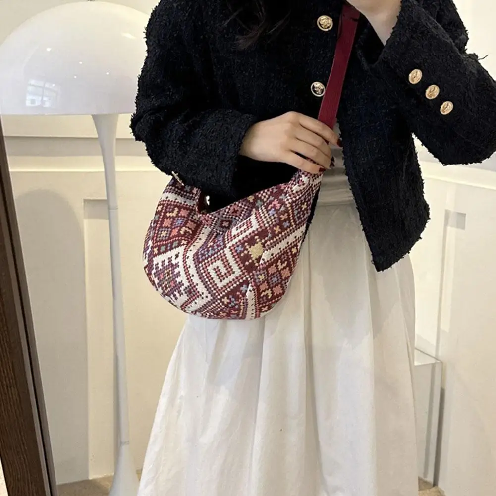

Vintage Female Shoulder Messenger Bag Trend Simple Zipper Handbags Ethnic-Style Shoulder Bag Tote Crossbody Bags Motorcycing