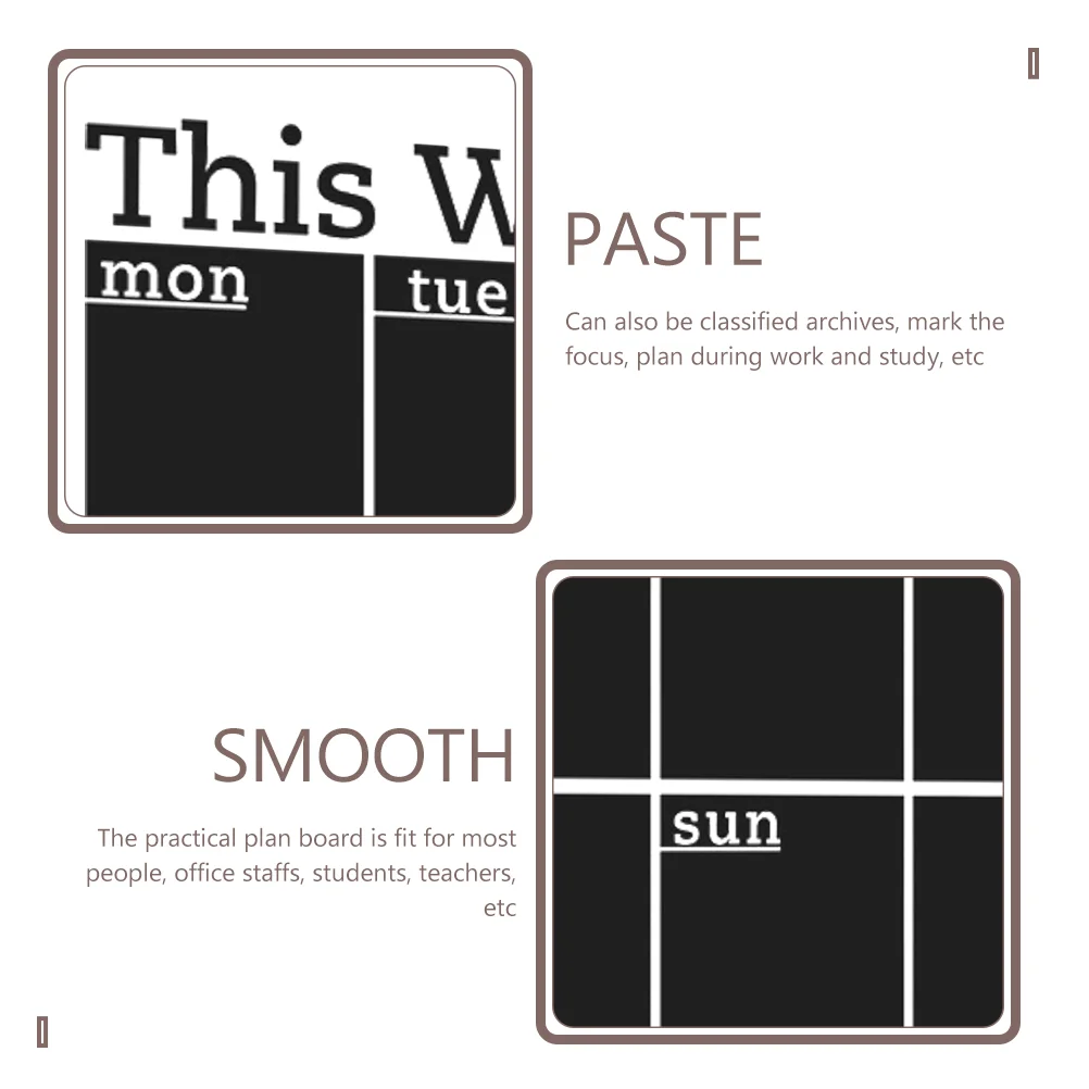 Tableau Autocollant Ménager PerfecPlan, Calendrier Effaçable à Sec Mensuel
