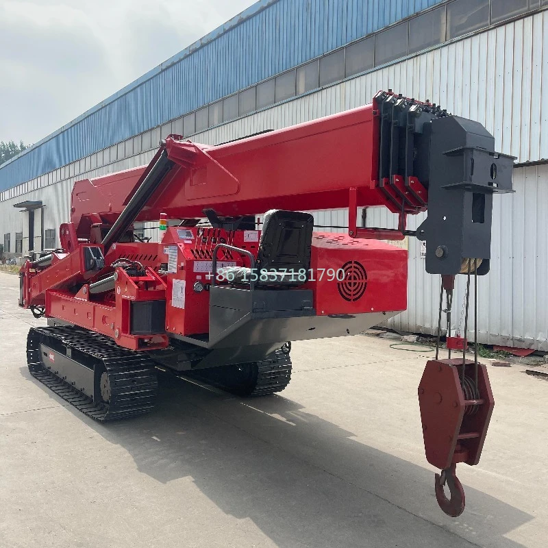 

Mini Spider Crane Lift Platform Small Spider Crane Remote Control Boom Self-propelled Cantilever Telescopic Aerial Spider Crane
