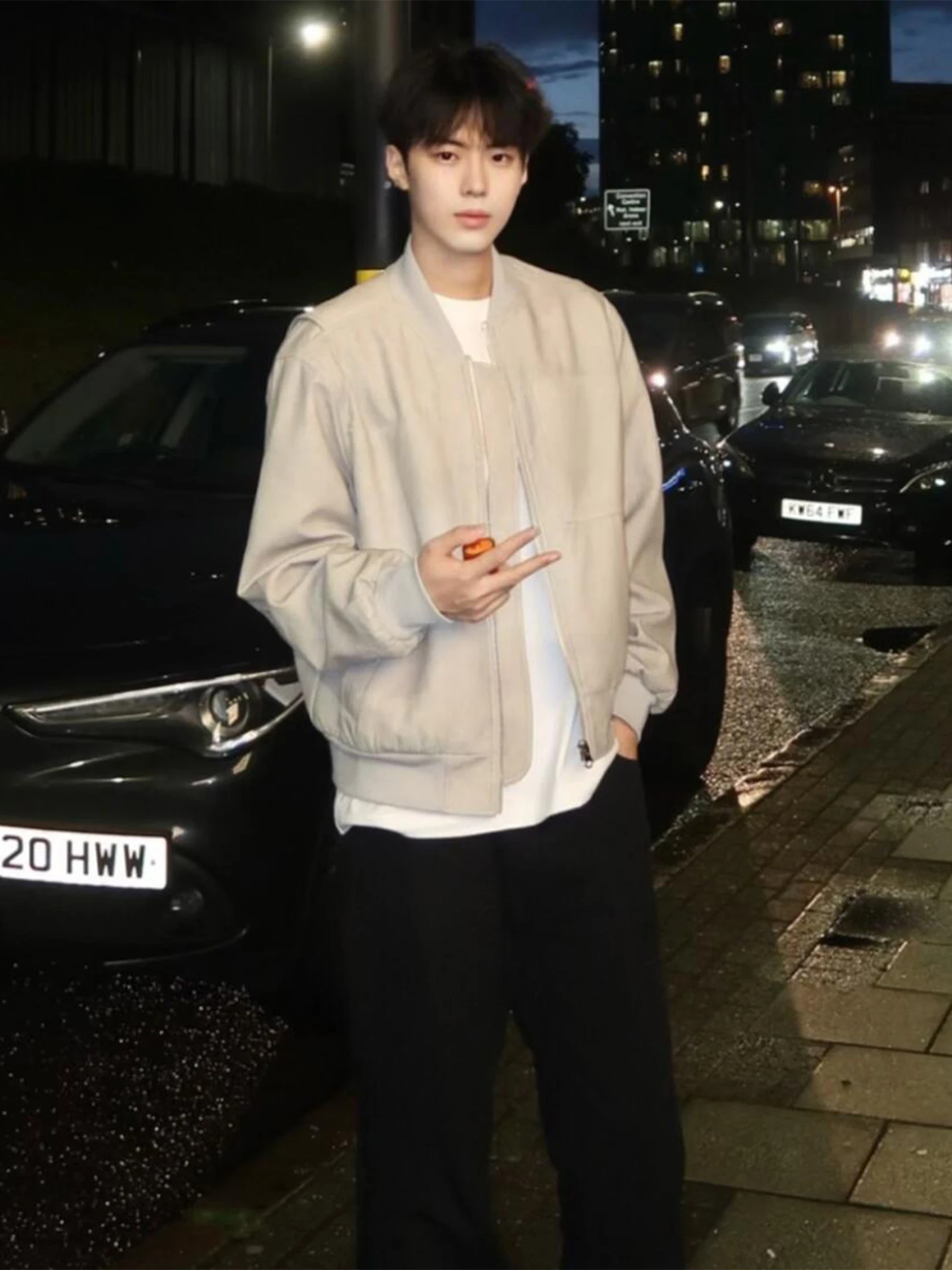 

ort American Sle Pilot Jaet Men's Spring Autumn High Sensation Cool Cleanfit Baseball orm Stand Fit Outerwear