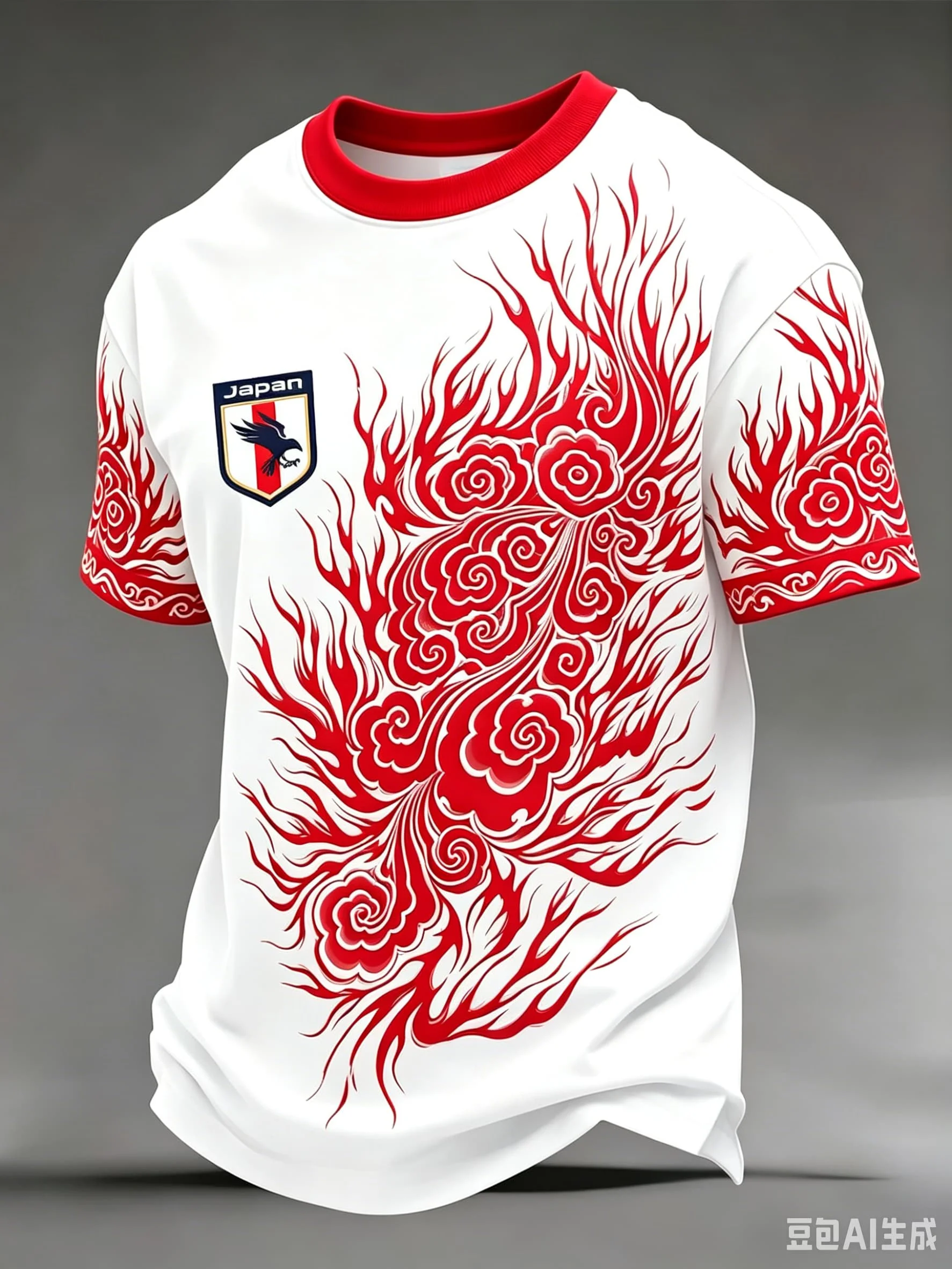 Herren Bedrucktes Fußballtrikot 2026 Japan Kurzarm T-Shirt Wappen Grafik Atmungsaktives Sport-Kinder-Freizeit-Fußball-Tee Fußballtrikot – Detail 7