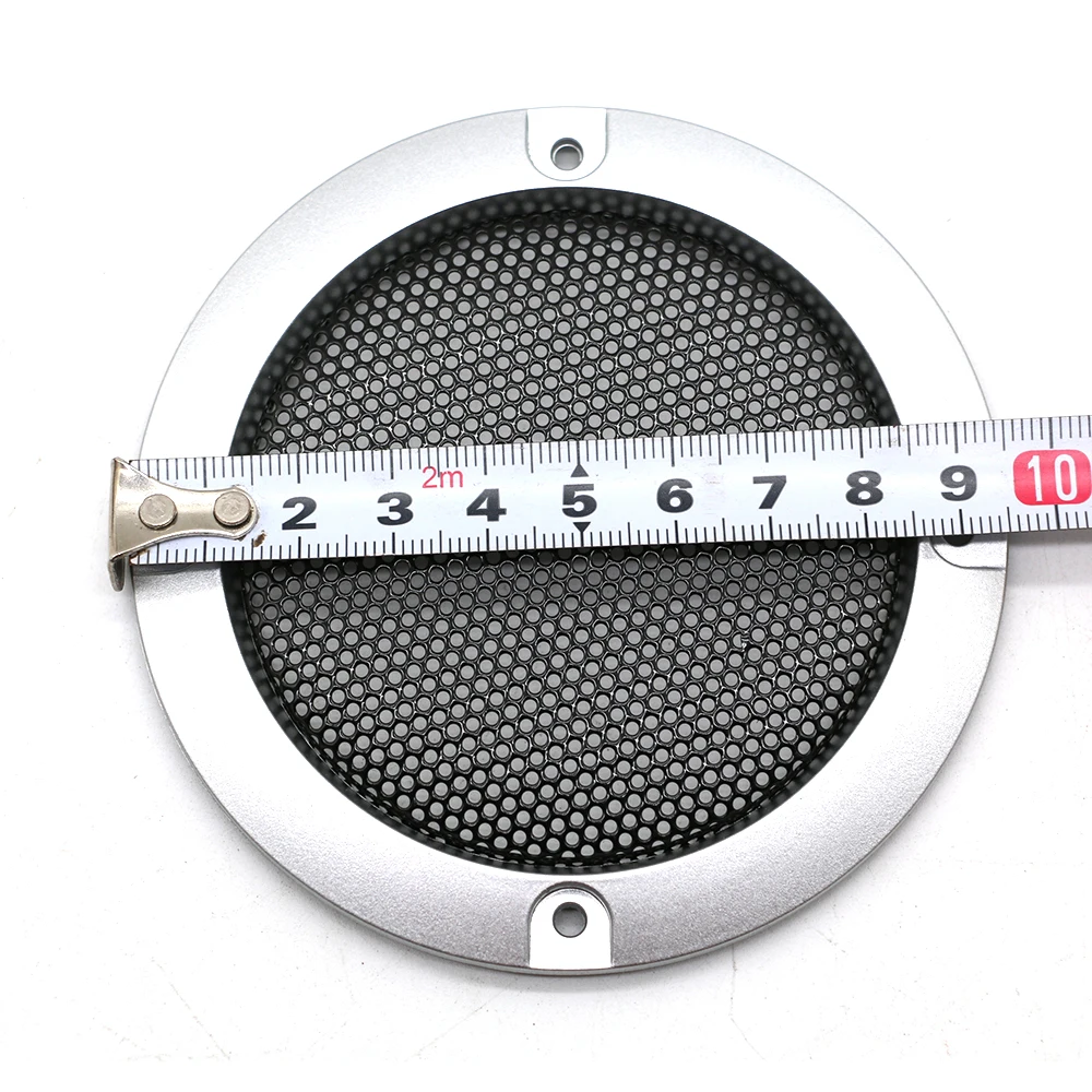 3 بوصة 9.5 سنتيمتر شبكة المتكلم غطاء شبكي شبكة مستديرة كروم أسود لتقوم بها بنفسك الصوت والفيديو ممر ألعاب خزانة أجزاء الكرة والدبابيس آلة بيع #2