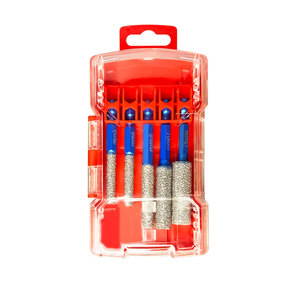 For Grinding Diamond Grinding Head Rotary Tool Bit Diamond Abrasive Head Hex Shank Connector Fine Grit Diamond