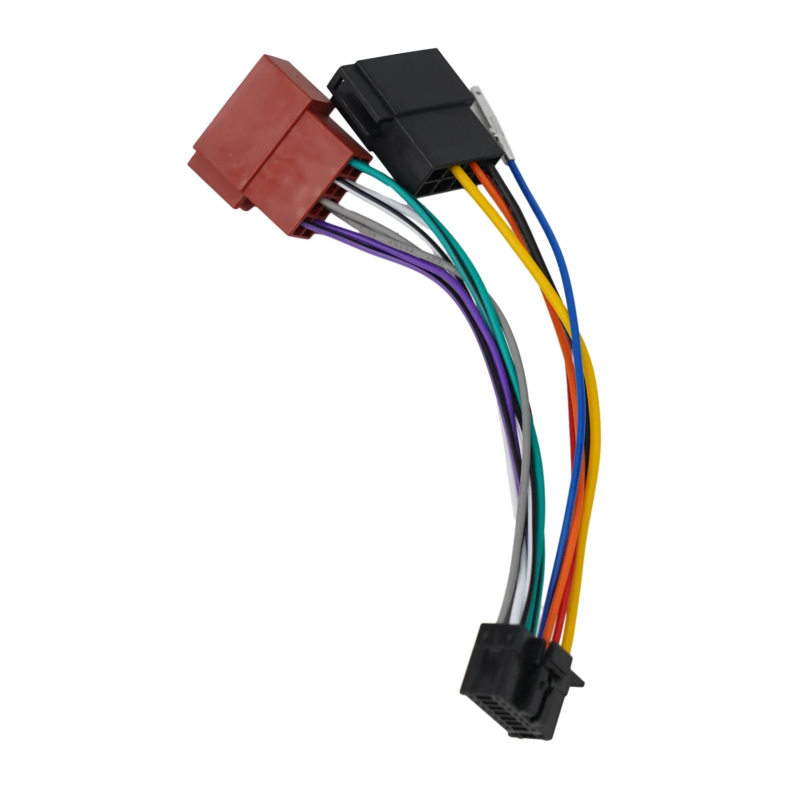 For Pioneer 2010-on Audio Adapter Cable Non-deformation Black For Cars With 16-pin Socket ISO Female Connector