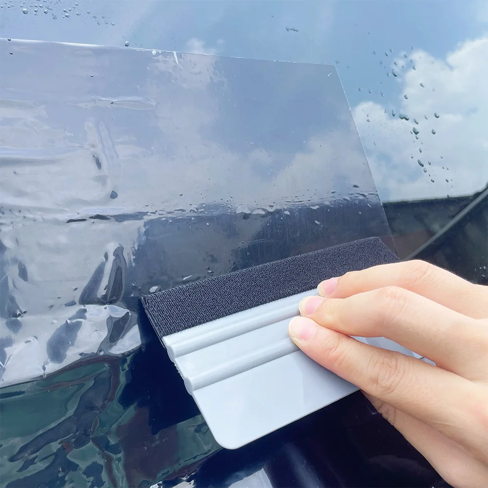 Vinyl-Folien-Werkzeugset Professionelles Tapeten-Installationskit Filzabzieher Trimmer Blasenentferner für Autofolierung und Fenstertönung – Detail 2