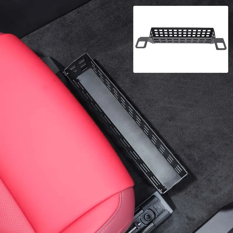 

For BMW X3 G08 G45 2025-2026+ Car The Storage Basket Under The Passenger Seat Carbon Steel and Aluminum alloy Car Accessories