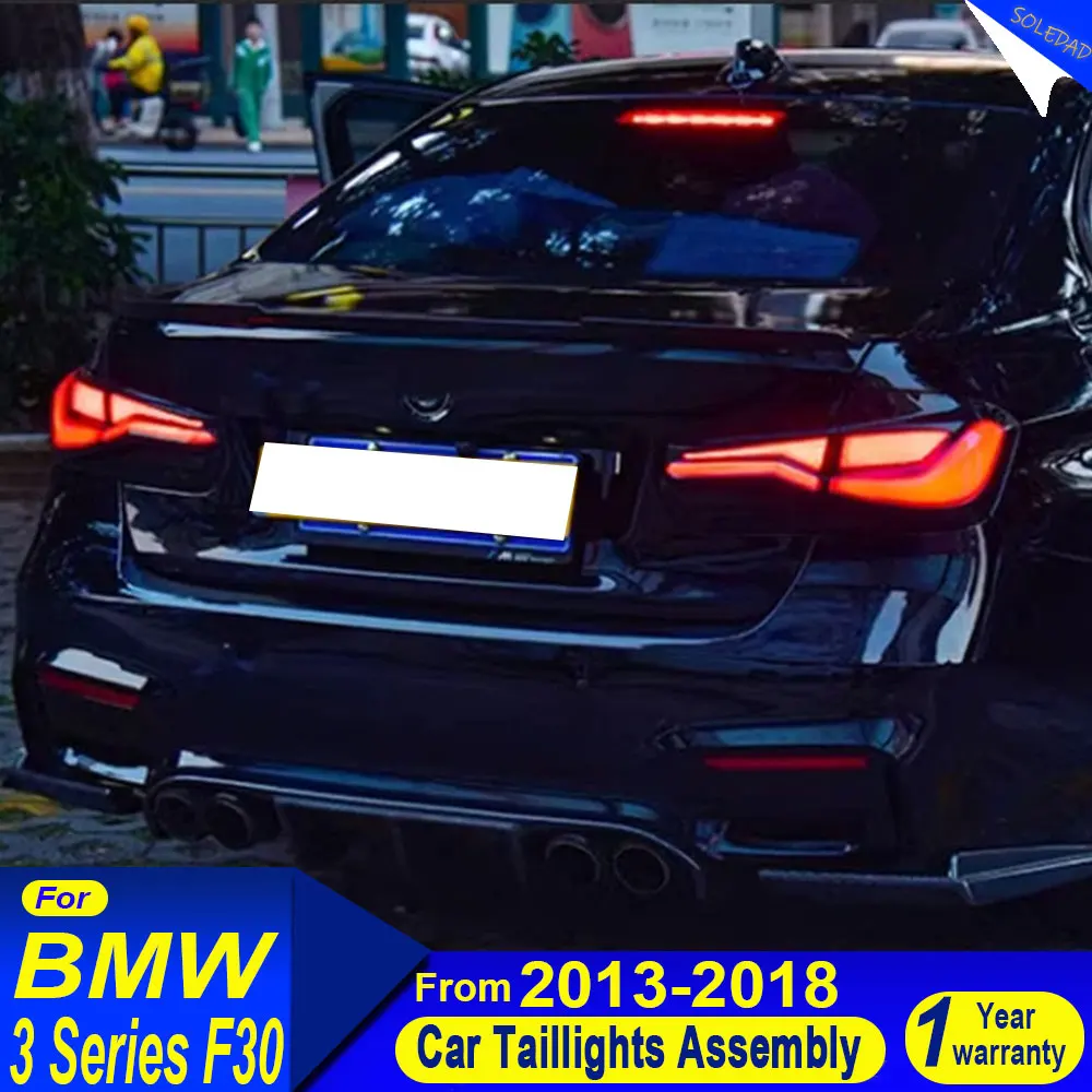 

Пара автомобильных задних фонарей для BMW F30 светодиодный задний фонарь 2013-2019 F35 F80 3D задний фонарь 318i 320i 325i 330i 335i DRL сигнальные автомобильные аксессуары