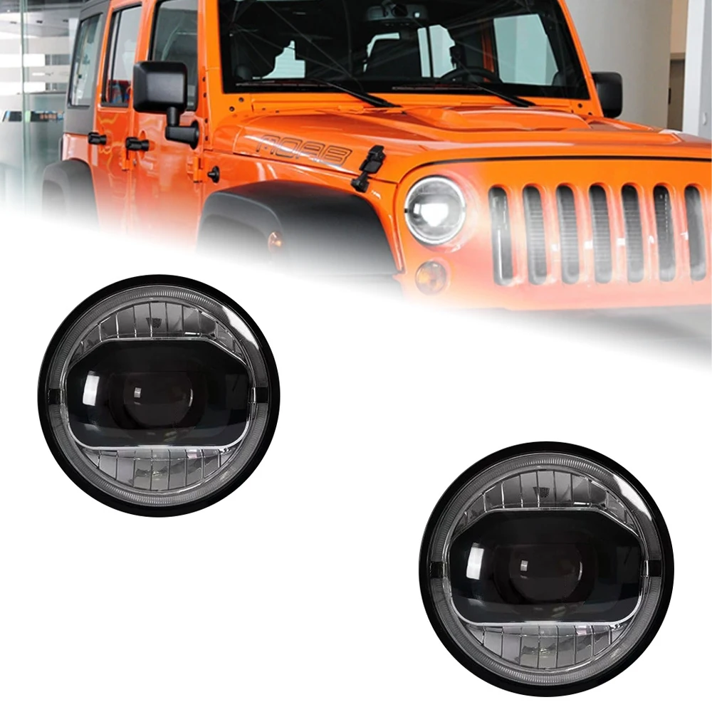 

Фара AKD для Jeep Wrangler, головная фара головного света 2018-2021, фары Wrangler DRL, сигнал поворота, фара дальнего света, объектив проектора Angel Eye