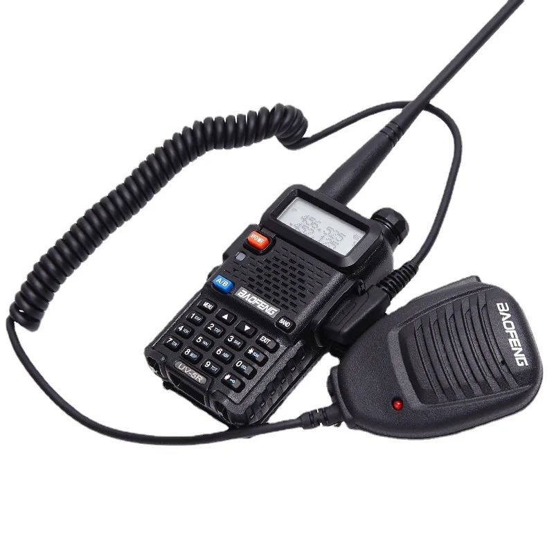 2Pcs BF-UV5R/888S and Other Walkie-talkies Hand Microphones Walkie-talkies Microphone Transmitters